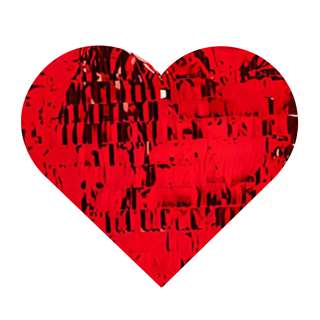 Pinata Love Red With Stick