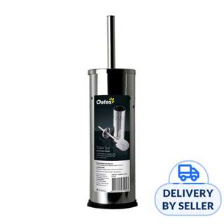 Oates Toilet Brush with Holder - Stainless Steel