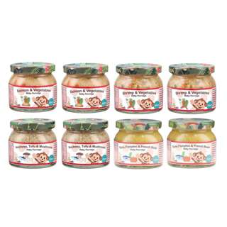 Eusik Baby Rice Porridge Bundle For 10m+ - 4 flavours Eusik Baby Rice Porridge Bundle For 10m+ - 4 flavours