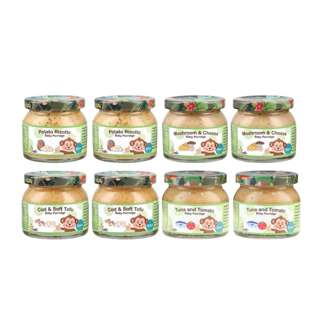 Eusik Eusik Baby Rice Porridge Bundle For 8m+ - 4 flavours