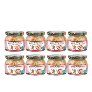 Eusik Baby Rice Porridge - Shrimp & Vegetables, 10mths+