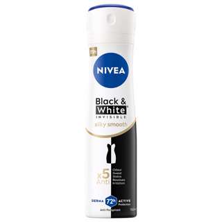 Nivea Deodorant Spray Black & White Invisible Silky & Smooth Nivea Deodorant Spray Black & White Invisible Silky & Smooth