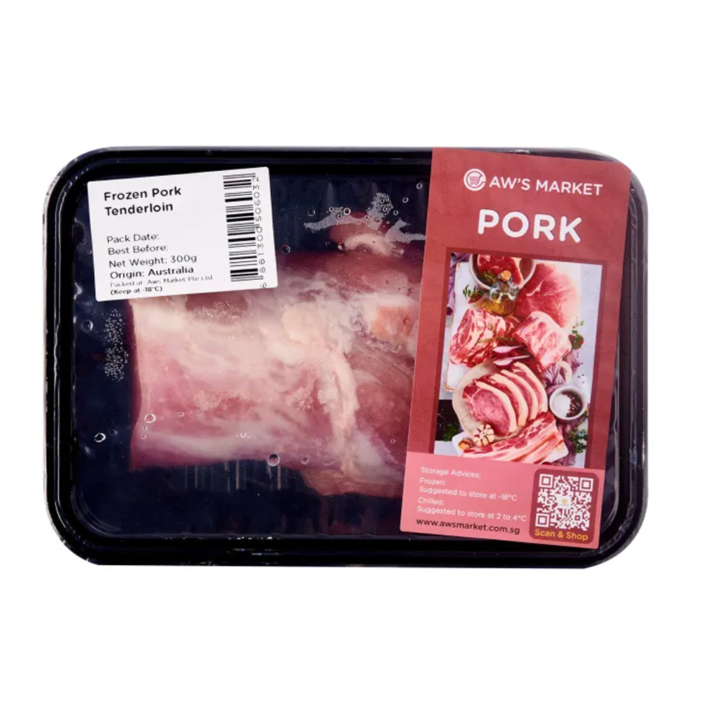 Aw's Market Frozen Pork Tenderloin Aw's Market Frozen Pork Tenderloin