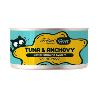 Feline Gourmet Classic Tuna & Anchovy Canned Cat Food