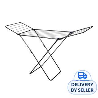 HOUZE - Séchoir '3 Fold' Winged Airer Rack (Black) HOUZE - Séchoir '3 Fold' Winged Airer Rack (Black)
