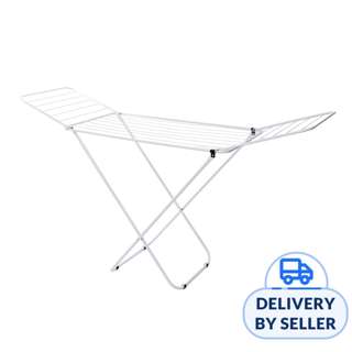 HOUZE - Séchoir '3 Fold' Winged Airer Rack (White)