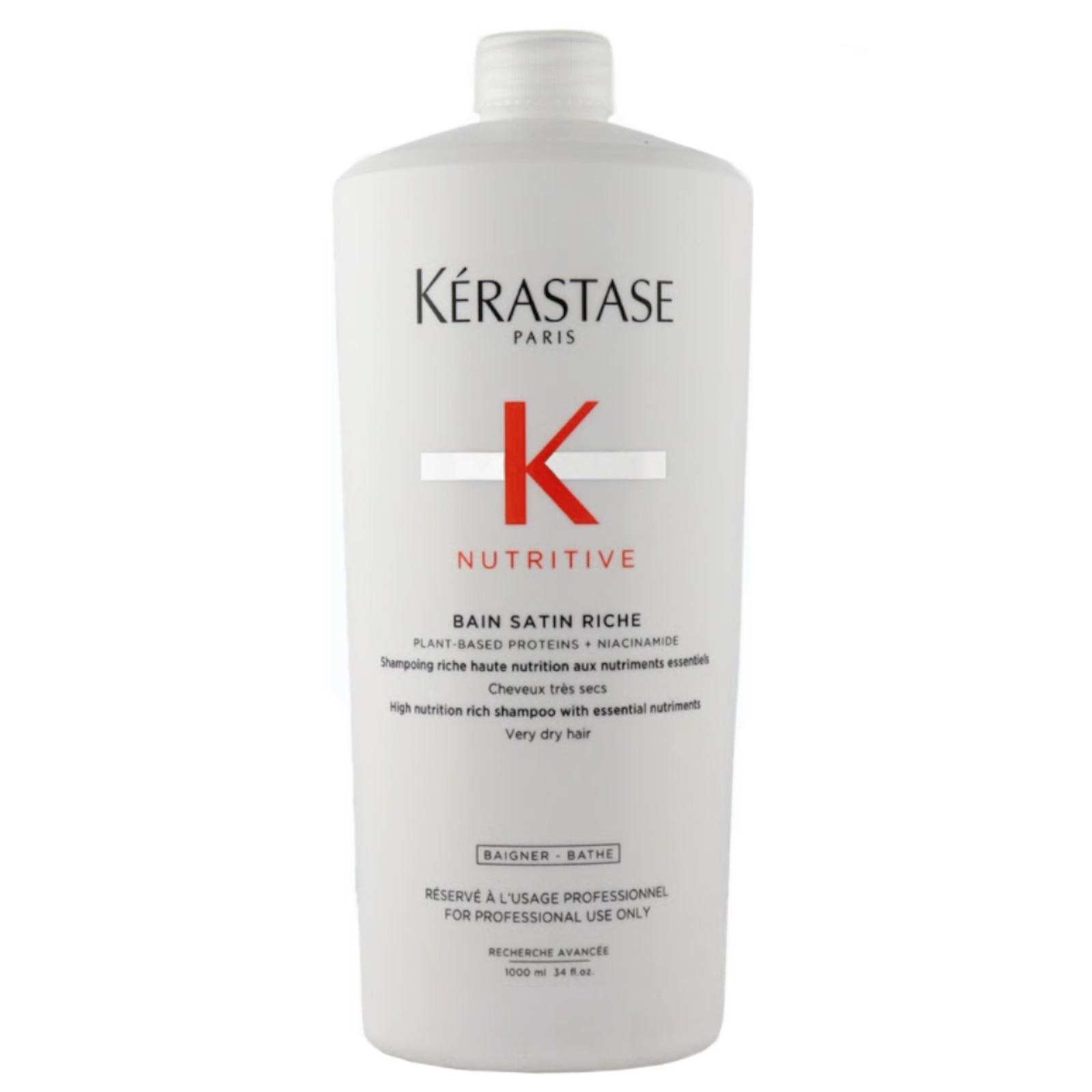 Kérastase Bain Satin Riche 1000ml Kerastase Nutritive Bain Satin Riche Very Dry Hair | NTUC FairPrice