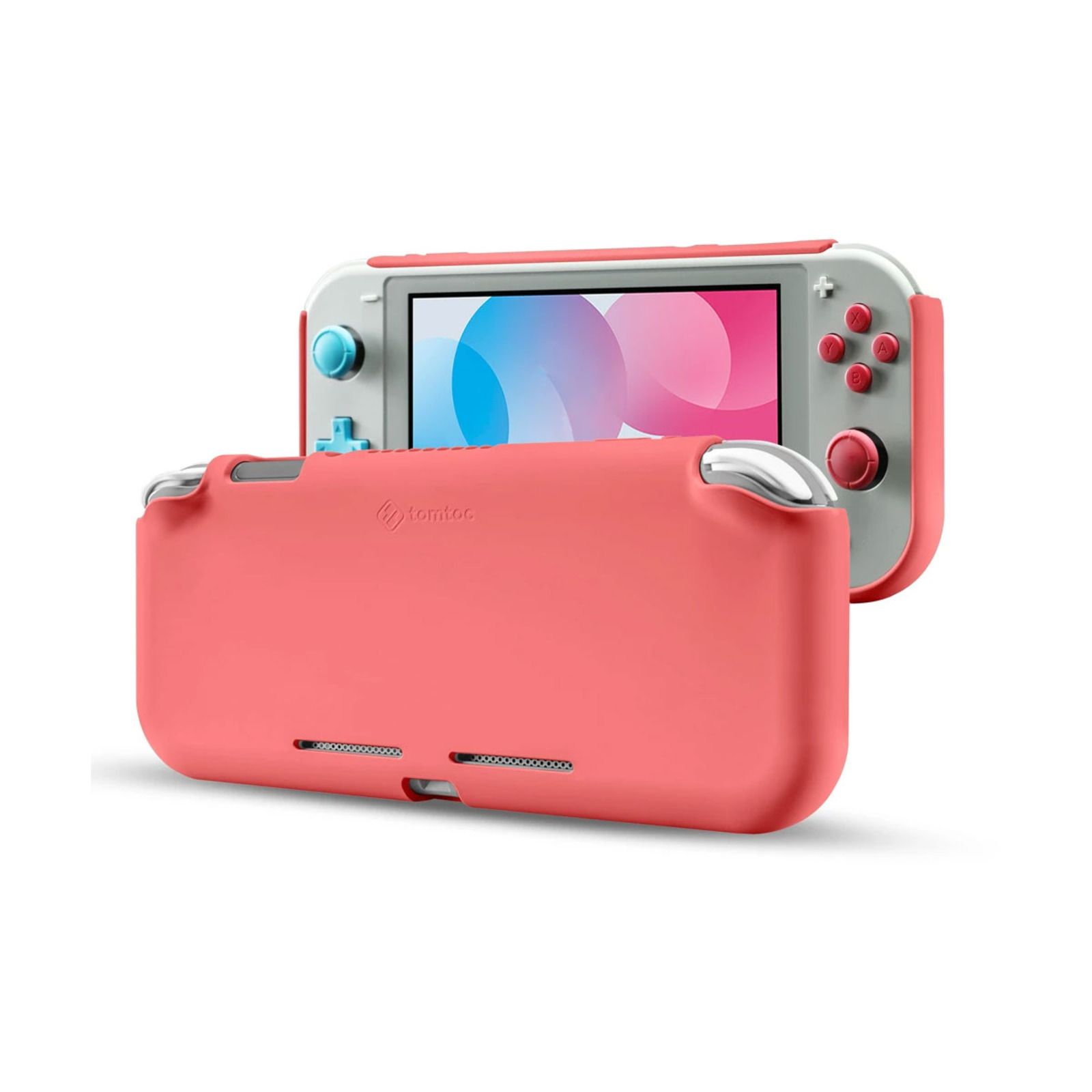 Tomtoc Slim Case for Nintendo Switch Lite (Coral Pink) | NTUC