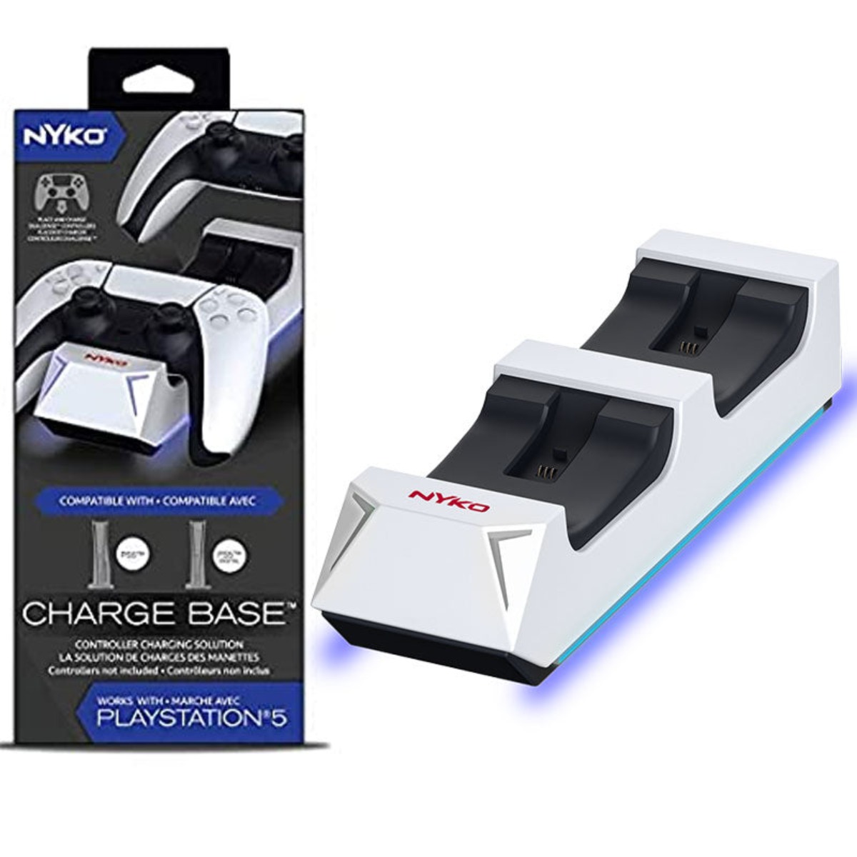 Nyko Charge Base for PS5 DualSense Wireless Controller | NTUC FairPrice