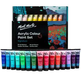 Mont Marte Acrylic Colour Paint Set 36pc x 36ml