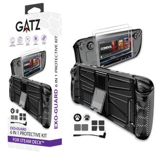 Gatz Exo-Guard 6 in 1 Protective Kit for Steam Deck Gatz Exo-Guard 6 in 1 Protective Kit for Steam Deck