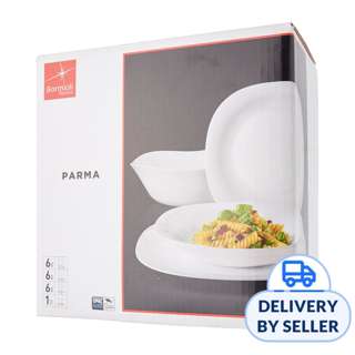 Bormioli Rocco Parma Opalware - 19 Piece Dinnerware Set