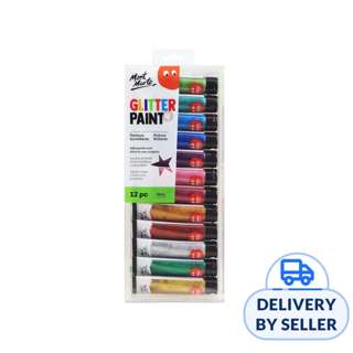 Mont Marte Glitter Paint 12pc x 36ml