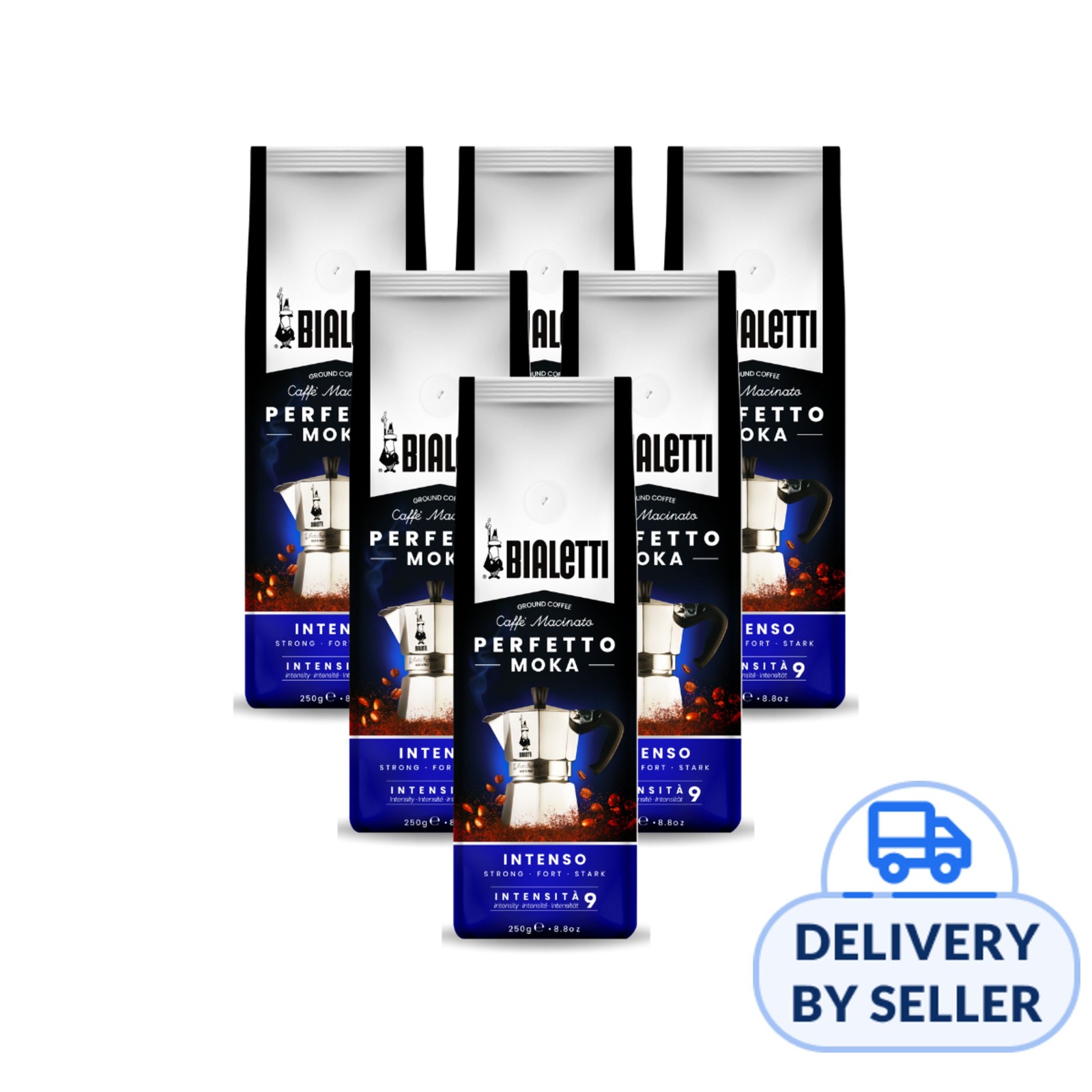 Bialetti Perfertto Moka Coffee Powder - Classico Bundle of 6