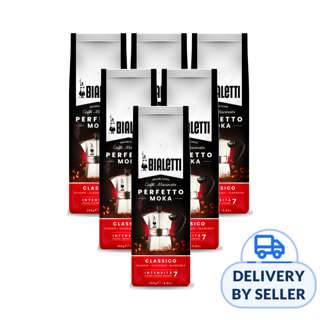 Bialetti Perfertto Moka Coffee Powder - Classico Bundle of 6