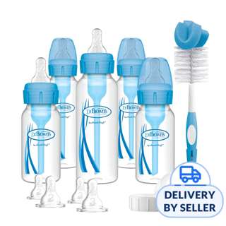 Dr. Brown's Narrow-Neck Options+ Bottle Set, Blue
