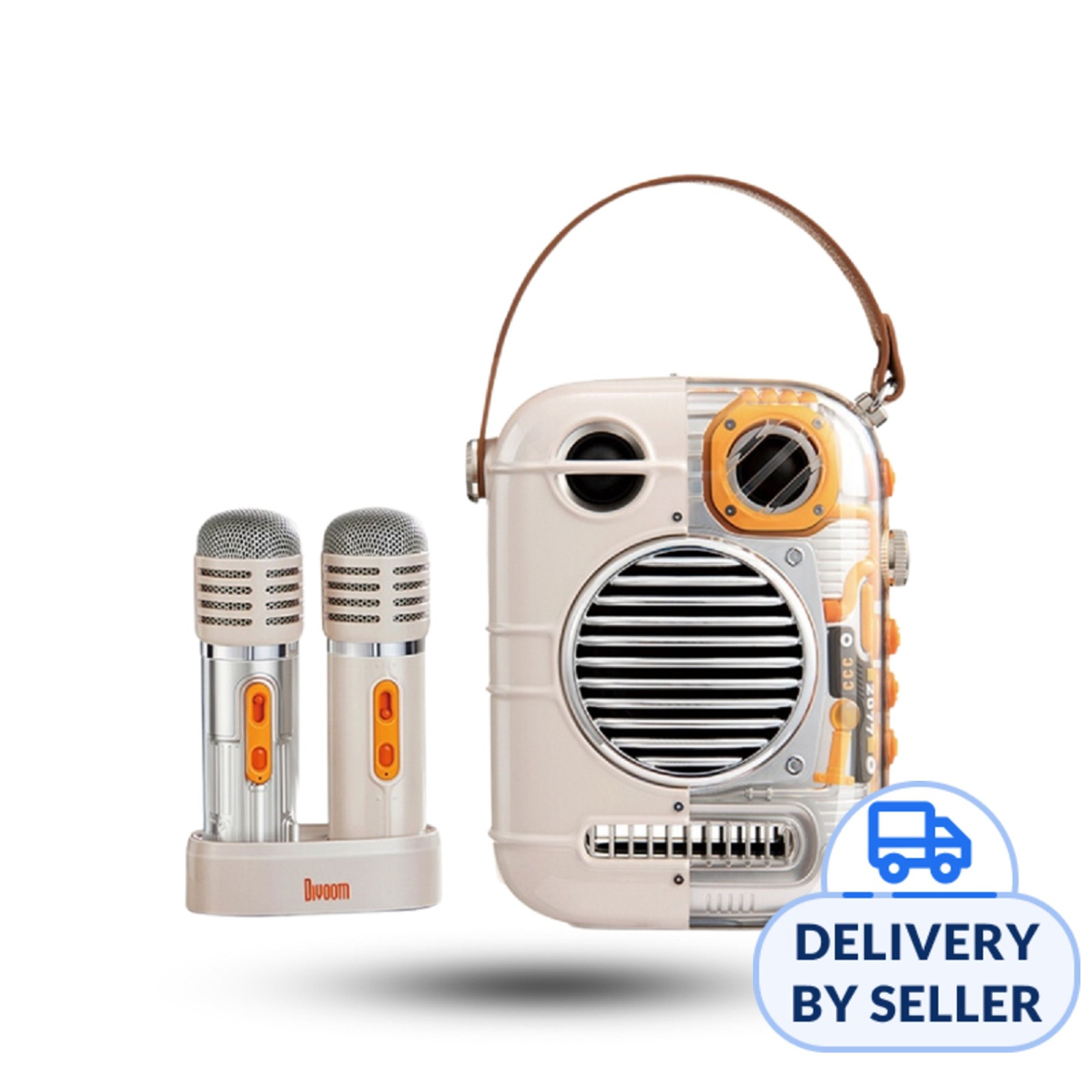 Divoom Spark-Pro Dual Wireless Microphone Karaoke Set