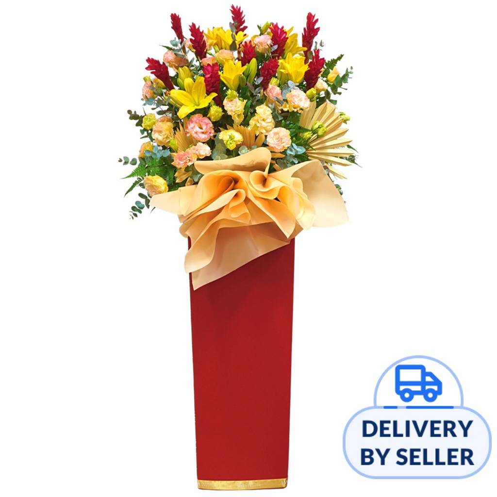 JM Flower Grand Celebration Flower Stand NTUC FairPrice
