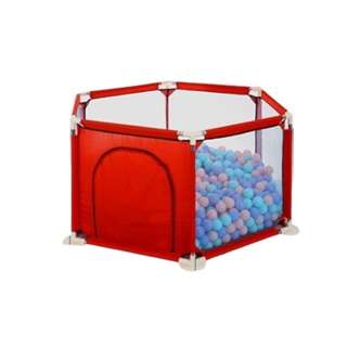 Puritywhite free mat playpens play yard red