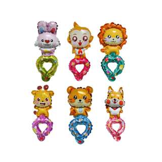 Cozy Nest 18-Piece Children's Bracelet Foil Balloons Set
