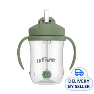 Dr. Brown's Baby's 1st Straw Cup - Olive (270ml)