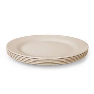 BEST Choice Wheat Straw 10" Flat Plate Set - Beige