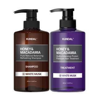 KUNDAL Shampoo & Treatment Set - White Musk