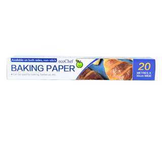 ecoChef Baking Paper - Non Stick Easy Tear 20M x 30cm
