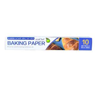 ecoChef Baking Paper - Non Stick Easy Tear 10M x 30cm ecoChef Baking Paper - Non Stick Easy Tear 10M x 30cm