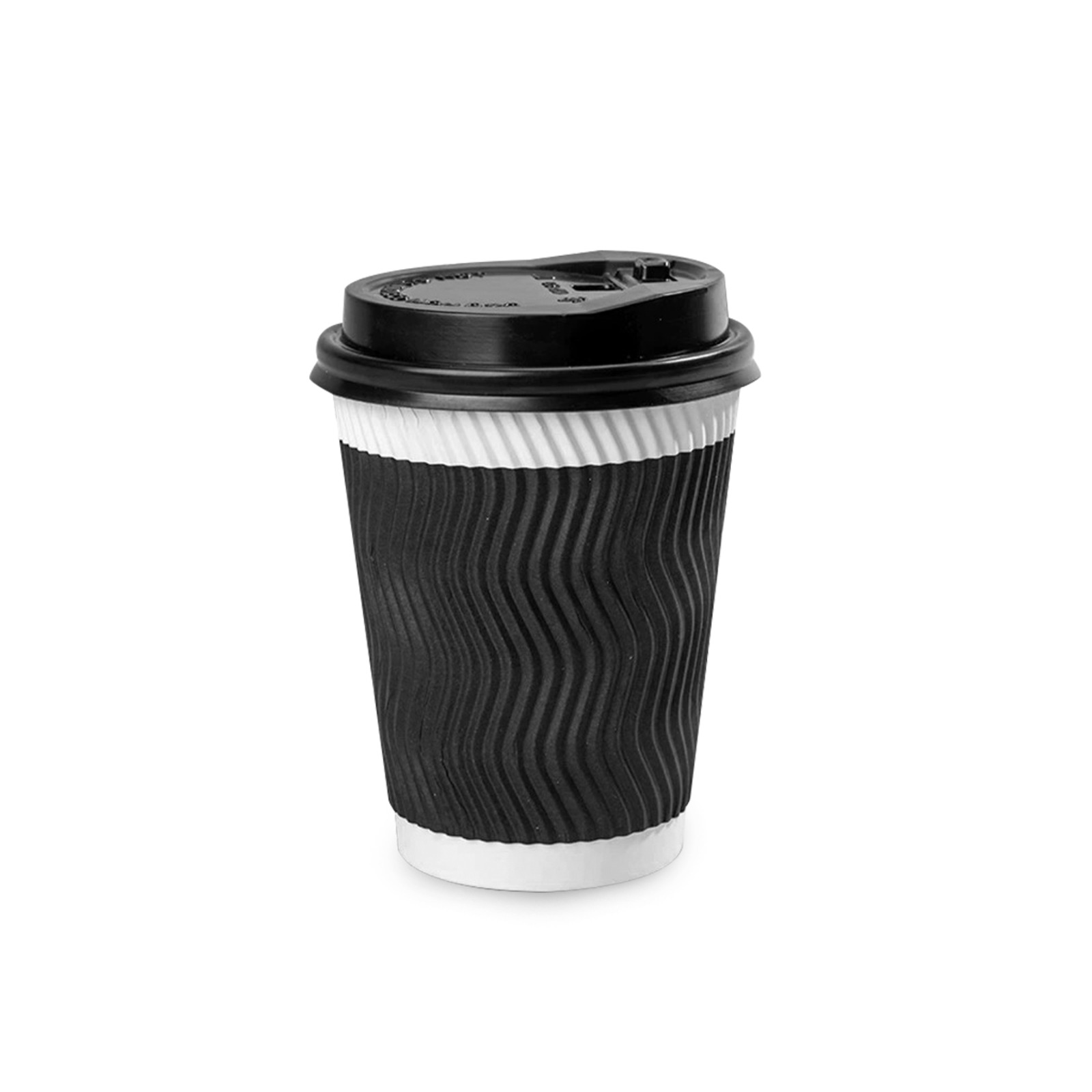 BEST Choice Classic 8oz Black Paper Cup with Lid | NTUC FairPrice