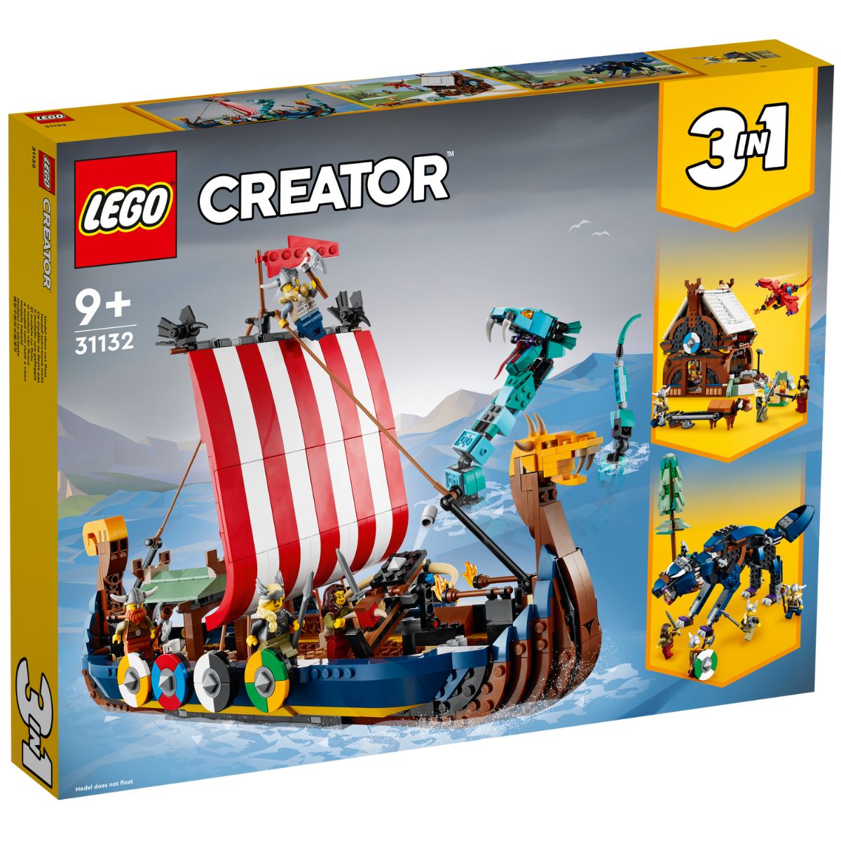 LEGO 31132 Creator Viking Ship and the Midgard Serpent | NTUC
