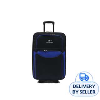 28 inch Large Affordable Expandable Fabric Luggage Navy