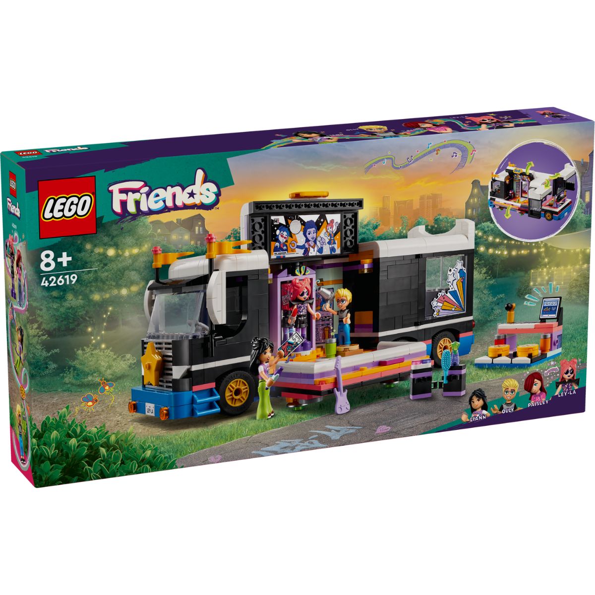 LEGO 42619 Friends Pop Star Music Tour Bus | NTUC FairPrice