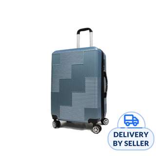 24 inch Trenchant ABS+PC Anti-theft Expandable Luggage Blue