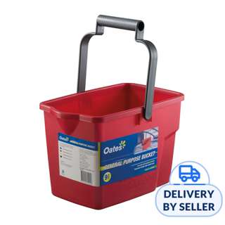 Oates General Purpose Bucket 9 Ltr - Red