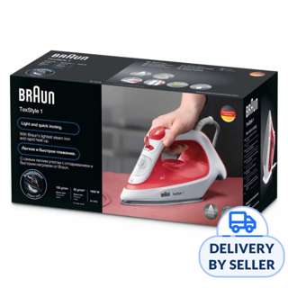 Braun TexStyle 1 Steam Iron - Red (SI1019RD)