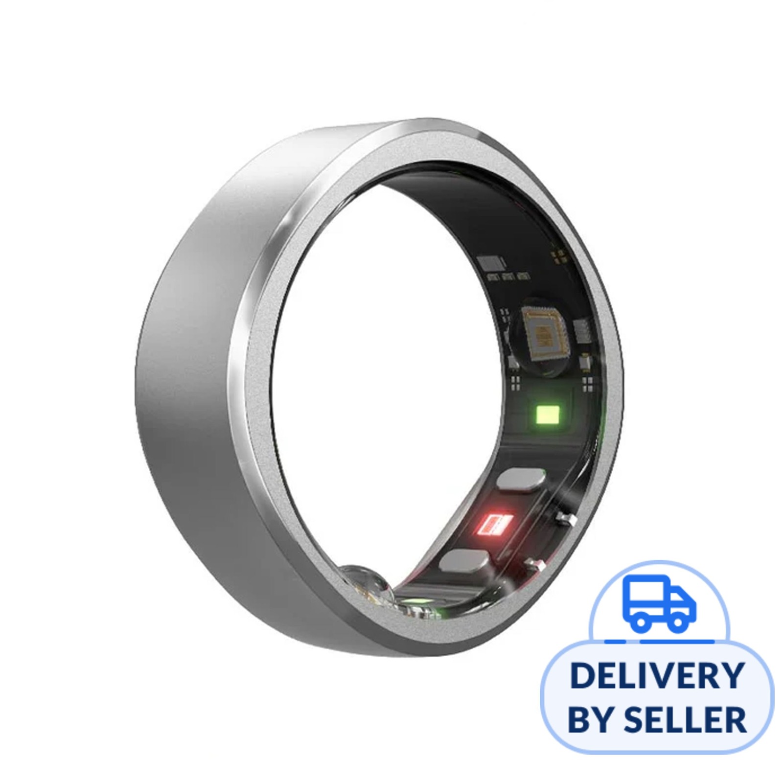 RingConn Smart Ring - Moonlit Silver (Size 12)