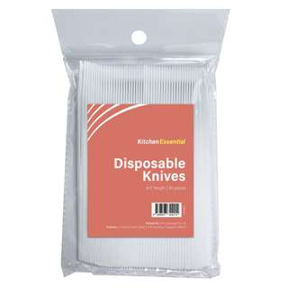 Kitchen Essentials Plastic Knife (50pcs)