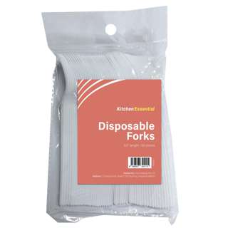 Kitchen Essentials Plastic Fork (50pcs)