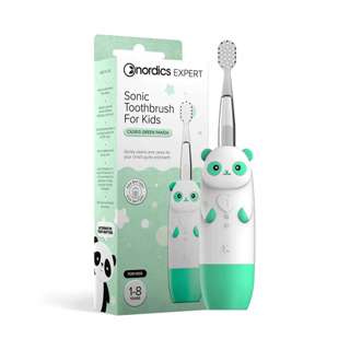 Nordics Sonic Toothbrush For Kids Green Panda