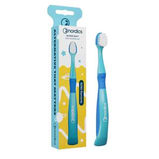 Nordics Premium Kids Toothbrush Mermaid Blue Soft