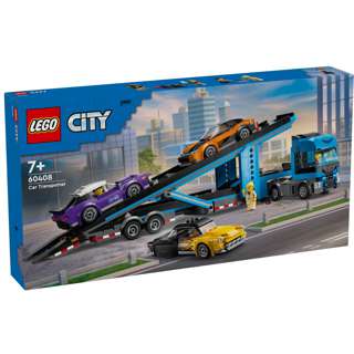 LEGO 60408 City Car Transporter Truck with Sports Cars
