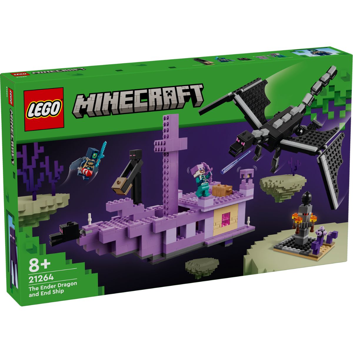 sandyliangwing clips iniceblue 完売新品最終値下げ LEGO 21264 Minecraft The Ender Dragon and End Ship | NTUC FairPrice