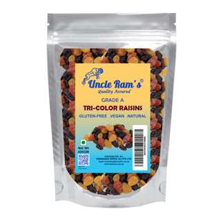 UNCLE RAM'S Tri-Color Raisins - 400g