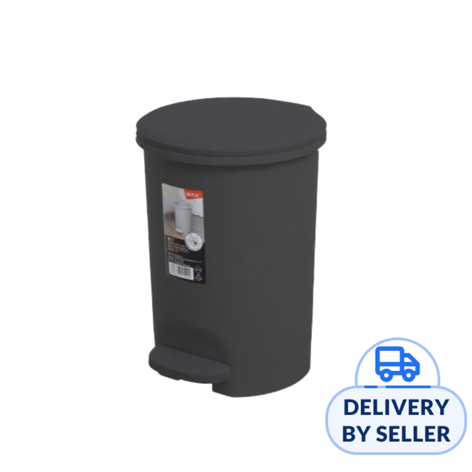 Citylife 10L Rubbish Bin Waste Bin (Coal)
