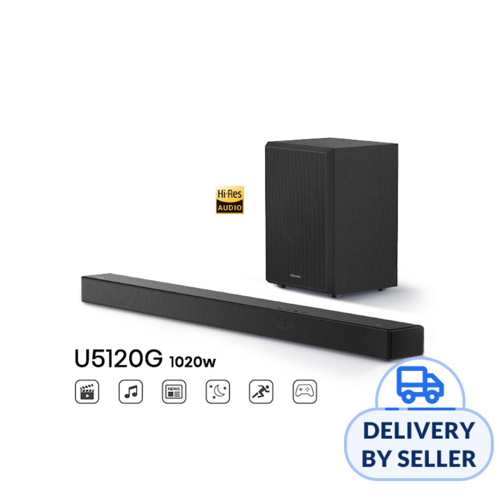 Hisense 1020W Soundbar + Subwoofer (U5120G) NTUC FairPrice
