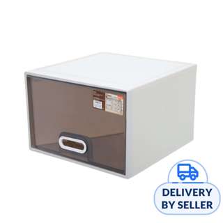 Citylife 40L Organizer Drawer Plastic Cabinet (Smokegrey)