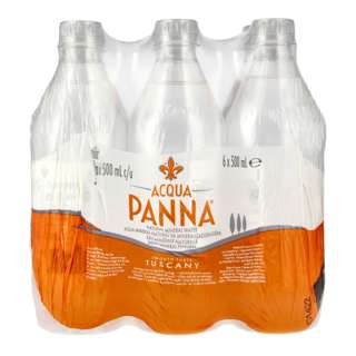 Acqua Panna Natural Mineral Water Plastic, 6x500ml
