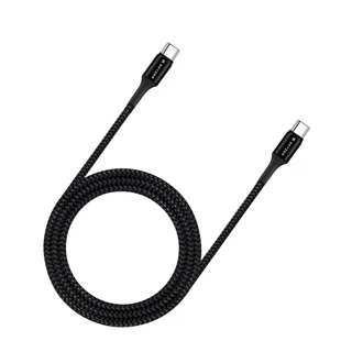 Skyzer 100W Premium USB-C to USB-C Braided Nylon Cable, 1.2M