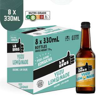 Lo Bros Organic Kombucha - Yuzu Lemonade